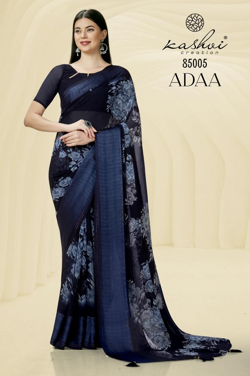 Adaa By Kashvi 85001-85008 Daily Wear Sarees Catalog